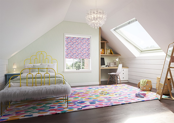 Pony Pals, Lilac - Twist&Fit Roller Blind - Image 7